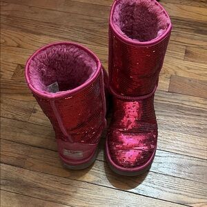 UGG Pink sequin Boots